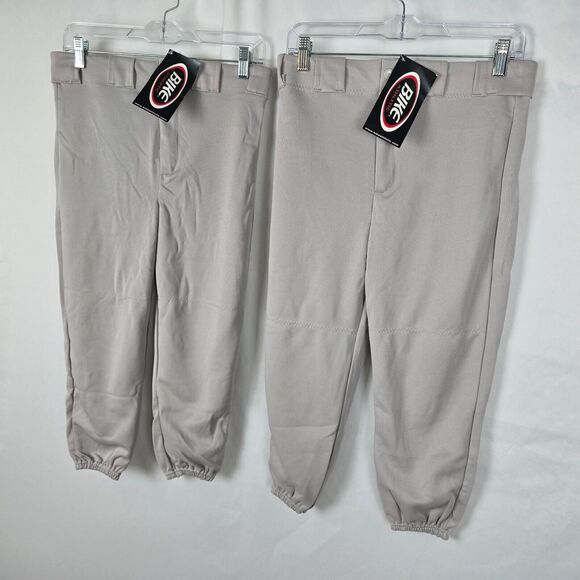 Bike Athletic Baseball Softball Pants Size Large 30" 32" Waist Gray 2 Pairs NWT - Picture 14 of 14